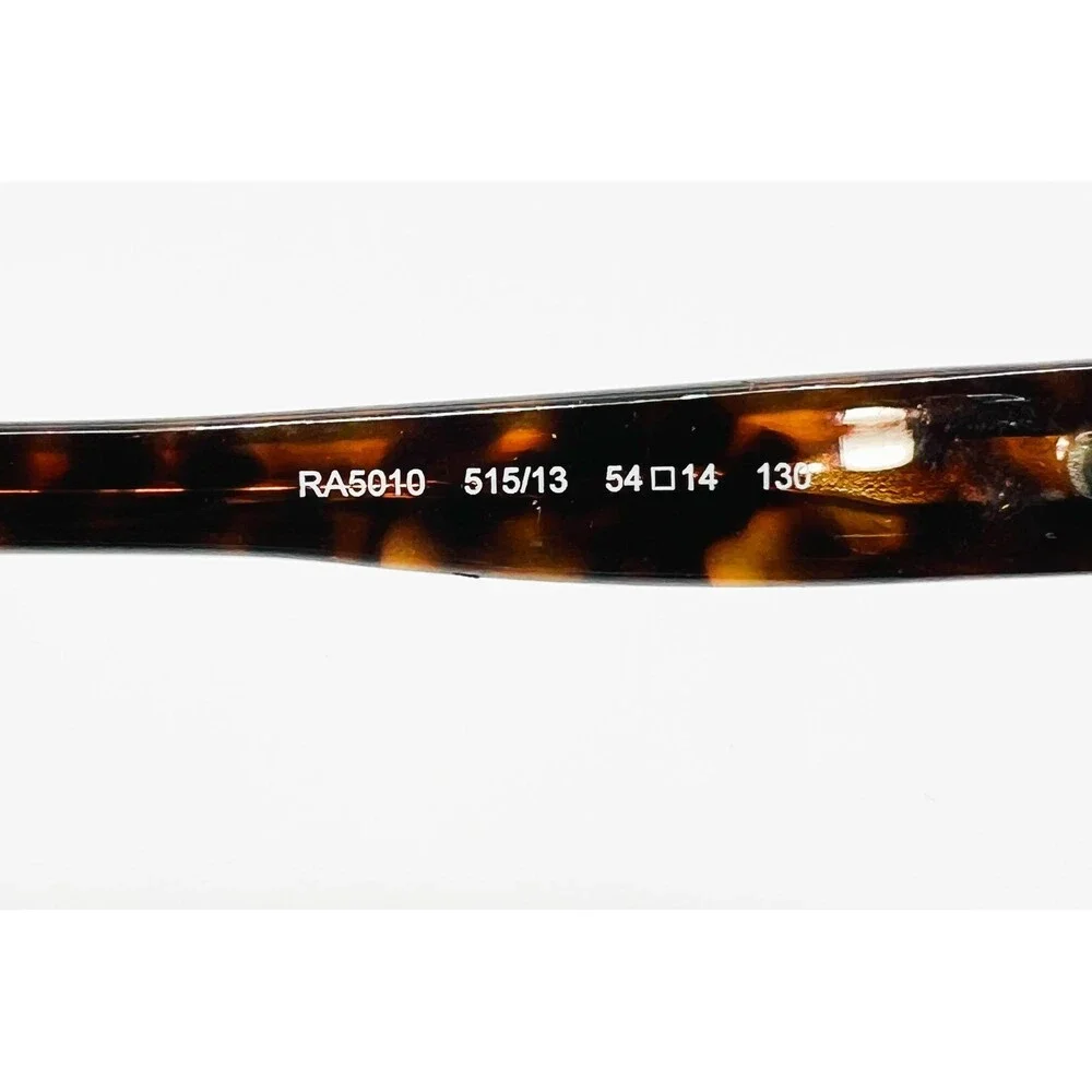 Ralph Eyeglasses Womens Black Tortoise RA5010 515/13 54-14-130 Oval Frame 54mm
